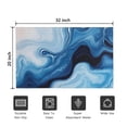 thumbnail image 5 of Light Blue Marble Flow Pattern Door Rugs,Washable Non Slip Door Mats Indoor,Decorative Door Mats,Entry Mat Indoor for Entrance,Bedroom,Kitchen,Bathroom,20"x32", 5 of 6