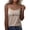 Khaki, variant on Womens Spaghetti Strap Camisole Tops Trendy Sleeveless Loose Fit Tank Tops Summer Love Printed Cami Tshirts Graphic Tees Dark Gray S