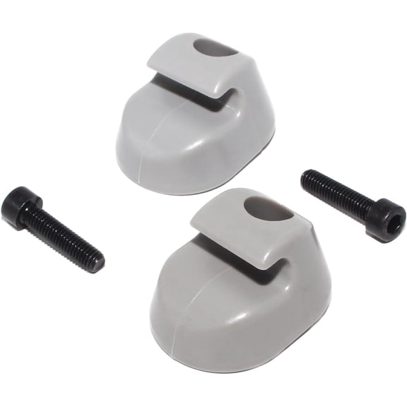 Aniceparthy S16-1023-661 FV 2PCS Sun Visor Clip Pair Gray Interior-Bone Compatible with Kenworth, Peterbilt (F01377-2)