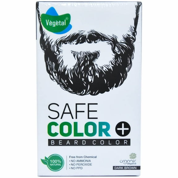 Vegetal Safe Color Beard Color, 25G - Dark Brown