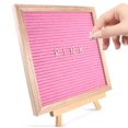 thumbnail image 4 of 1 Set of Felt Letter Board with Letters Wood Frame Letter Board for Baby Shower Wedding, 4 of 6