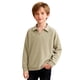 thumbnail image 1 of Camisas de Manga Larga para Niños Tamaño 12-14 Juventud Color Sólido Top de Cuello de Solapa para Chico, Camisa de Botón de Manga Larga Casual para Uso Diario, 1 of 6