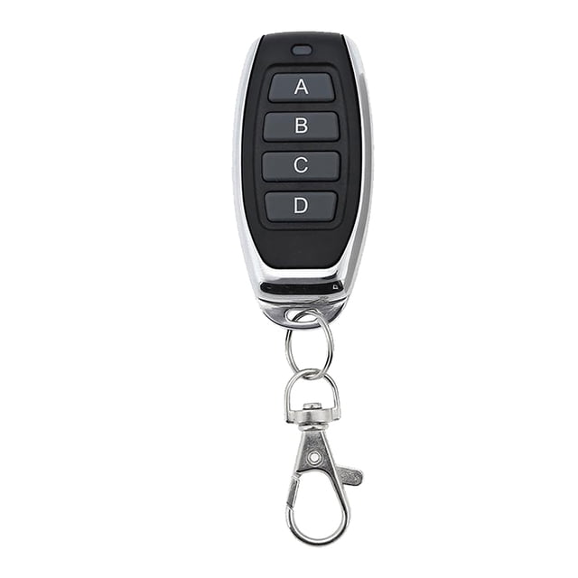 433MHz Wireless Remote Control Copy Code 4 Buttons Touch Switch Copying Cloning Duplicator Garage Opener Electric Garage Door Remote Control Key Fob