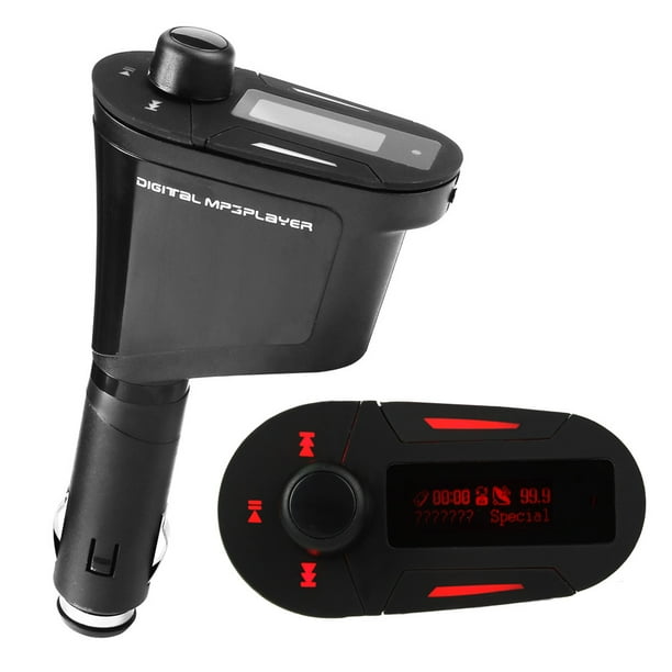 FM Transmitter Modulator Wireless Radio Adapter Car Kit with 3.5mm Aux