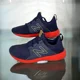 thumbnail image 1 of New Balance Mens Fresh Foam Cruzv1 Reissue Running Shoes Navy/Red Size 10.5, 1 of 5