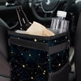 thumbnail image 6 of Virgo Constellation Foldable Car Trash Bin with Lid, Leak-Proof Mini Trash Can, Car Garbage Can, and Hanging Storage Bag, 6 of 6