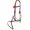 Brown/Light Brown, variant on Horse English Bridle Padded Leather COB Jumping Adjustable Figure 8 803447CKC