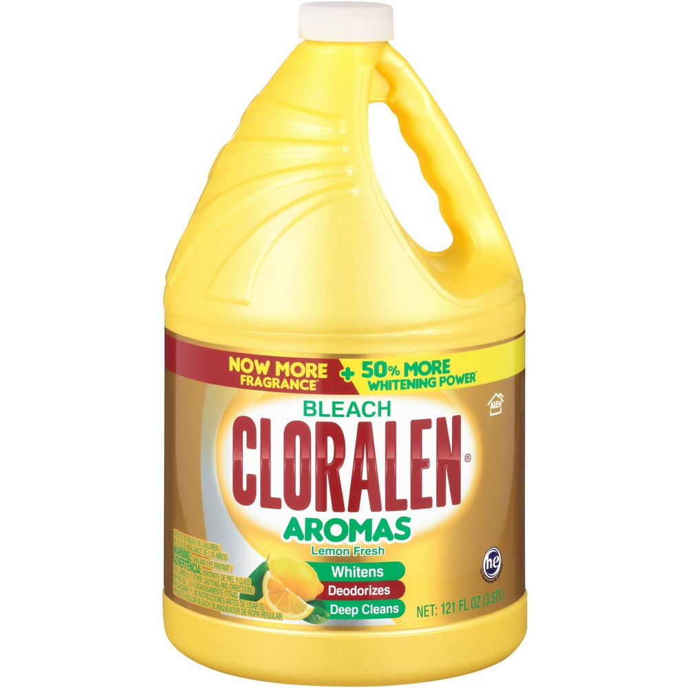 CLORALEN Aromas Lemon Fresh Bleach, 121 Ounces