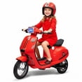 thumbnail image 1 of QinaQin Motocicleta eléctrica infantil de 24V tipo moped con asiento, luz LED, motor de 350W y diseño resistente al agua, ideal para niños grandes de 8 a 14 años, 1 of 7