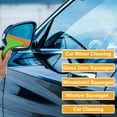 thumbnail image 3 of Unique Bargains 2 Pcs Window Mirror Car Windshield Squeegee Car Water Blade Water Wiper Shower Squeegee Silicone Green, 3 of 9