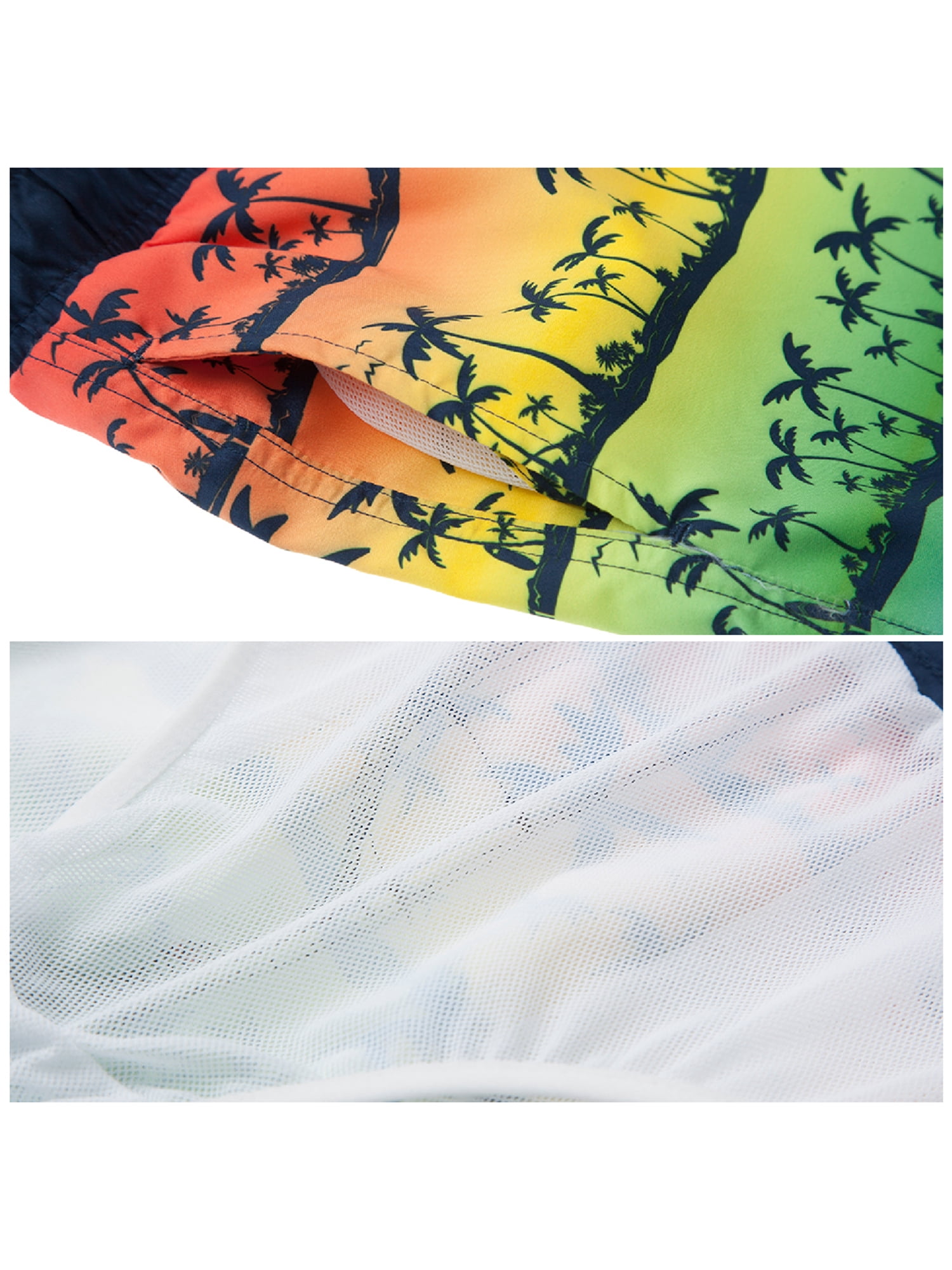 Rokka&Rolla Boys' Swim Trunks with Mesh Lining, UPF 50+ Sizes 4-18