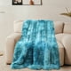 thumbnail image 4 of Manta decorativa suave de terciopelo franela, ligera y acogedora para sofá o cama, ideal para todas las estaciones, 130 x 160 cm, 1 unidad, azul Rkxzt, 4 of 9
