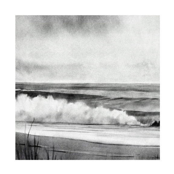 Emma Caroline 'High Tide Sketch II' Canvas Art