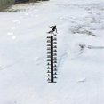 thumbnail image 4 of 24CM Snow Meter Hand Made Metal Outdoor Garden Snow Meter Garden Decoration, 4 of 4