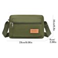 thumbnail image 2 of Bolso de pecho para hombre, bandolera pequeña, ligero, transpirable, resistente al agua, multicompartimento, ideal para deportes, correr, senderismo, viajes, uso diario., 2 of 2