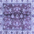 thumbnail image 1 of Ahgly Company Indoor Square Abstract Blue Modern Area Rugs, 4' Square, 1 of 4