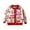 Red, variant on CYRBOKO Girl's Cardigans, Knit Long Sleeve Casual Printed Sweater Coat White Size 6-7 T