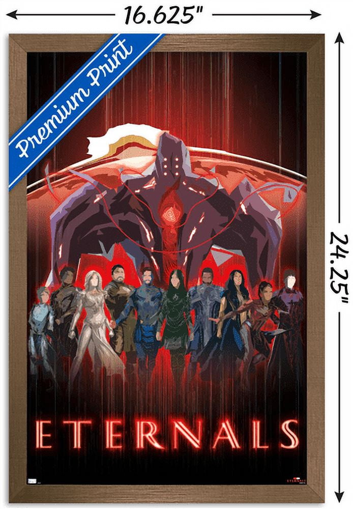 Marvel Eternals - Shadow Wall Poster, 14.725" x 22.375", Framed