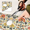 thumbnail image 6 of Yayeee Faucet Mat for Kitchen Sink 14.7" Diatomite Long Splash Guard Pad, Beige Floral, 6 of 7