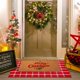 thumbnail image 2 of Alfombra Homydecor Christmas, algodón, tela escocesa roja, verde y blanca, 70 x 110 cm, 2 of 7