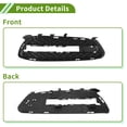thumbnail image 6 of Unique Bargains No.2128851823 Fog Light Grill for Mercedes-Benz E-Class 2009-2013 Black Front Right Side Front Lower Bumper Fog Light Cover Inserts ABS 1 Pc, 6 of 7