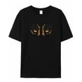 thumbnail image 7 of Tiger Eyes Men's T Shirts Animal T-Shirt for Men Crew Neck Tees Cotton Tops, Black, S, 7 of 7