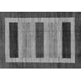 thumbnail image 1 of Ahgly Company Indoor Rectangle Abstract Gray Modern Area Rugs, 2' x 5', 1 of 4