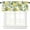 Lemon, variant on Sunflower Valance Curtains for Bedroom Living Room Newspaper Rustic Roman Shades for Windows Farmhouse Curtains & Drapes Aesthetic Rod Pocket Kitchen Window Curtains Over Sink 54x18in, 1 Panel