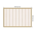 thumbnail image 5 of Kate and Laurel Framed Fabric Pinboard 38 x 26,  Printed Linen Classic Bulletin Board for Use as a Vision Board or Wall Organization, Florence Gold Frame, 5 of 8