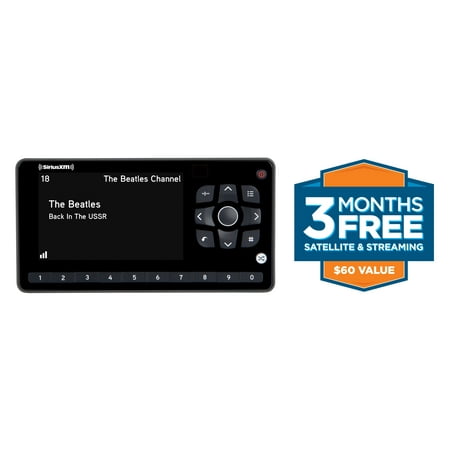 Sirius Radio Wifi SiriusXM SXEZR1V1 Onyx EZR Satellite Radio with Free 3 Months Satellite and Streaming Service ()