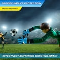 thumbnail image 6 of Football Goalkeeper Glove with Finger Protections NonSlip Soccer Goalie Gloves Goal Keeper Gloves for Kids Youth Adult, 6 of 7