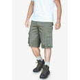 thumbnail image 6 of Boulder Creek By Kingsize Men's Big & Tall  12" Side-Elastic Stacked Cargo Pocket Shorts, 6 of 6