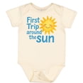 thumbnail image 3 of Inktastic First Trip Around the Sun Sunny Birthday Boys or Girls Baby Bodysuit, 3 of 5