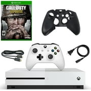 XBox One S 500GB Console with COD WWII and Silicone Sleeve