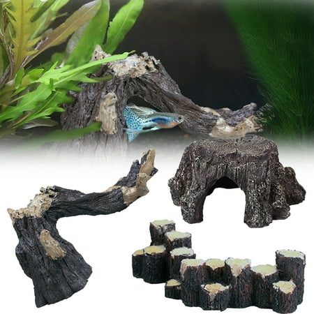 Moaere Resin Tree Drift Wood Trunk Bole Root Aquarium Ornament Fish Tank