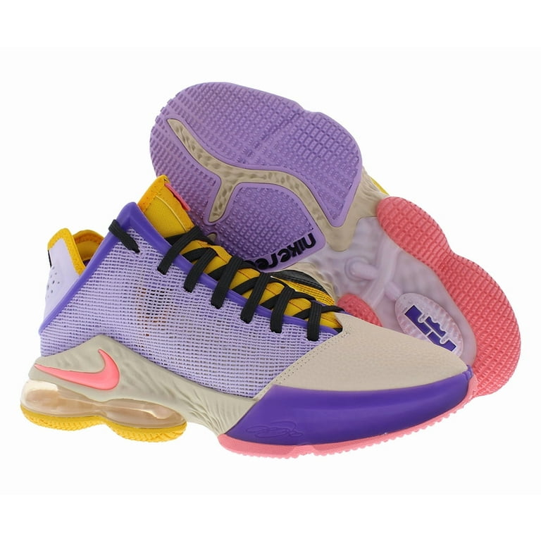 シューズ(男性用) Lebron XIX Low 9.5 Lilac/Pink Gaze Men's Nike Lebron XIX Low 