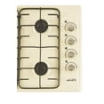 thumbnail image 4 of ABBA Retro Gas Cooktop 24-inch with 4 Burners - Cream Color, 4 of 12