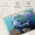 thumbnail image 6 of Elephant Stock Sea Sweetheart Ii Wall Art - Horizontal Canvas Wall Art - Living Room Wall Decor - Animal Canvas - Blue And Turquoise Decor By Carolee Vitaletti - 12" x 8", 6 of 8