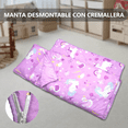 thumbnail image 2 of Primlect Tapete para Siesta, Saco de Dormir de 55" x 22" x 3" con Zíper, Almohada Removible y Cobija, para Guardería, 2 of 6