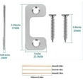 thumbnail image 3 of MYG Large Hole Strike Plate Adjustable Strike Plate Exterior Door Lock Strike Plate, 3 of 8