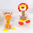 thumbnail image 5 of Juguete de peluche llamativo súper suave, 4 estilos, elefante divertido, forma de Animal, juguetes chirriantes para bebé para el hogar, 5 of 5