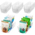 thumbnail image 1 of HOOJO Contenedores organizadores para refrigerador: 8 contenedores de plástico transparente para refrigerador, congelador, gabinete de cocina, organización de despensa, organizador para refrigerador s, 1 of 4