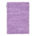 thumbnail image 3 of Unique Loom Solid Shag Collection Area Rug (2' x 3' 1" Rectangle Lilac), 3 of 7