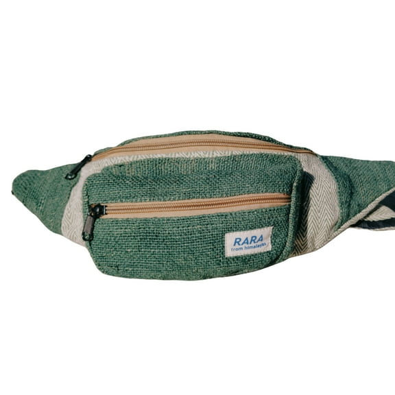 RARA Hemp Waist bag,Adjustable Waist bag for all purpose and multicolored fashion Fanny Pack.