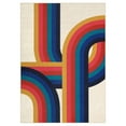 thumbnail image 2 of EastVita Area Rugs Carpets 330Gsm Velvet (1100Gsm) Belgian Velvet Cotton Tpr Washed Folding Backing Carpet Som-Modern-Light Rail Blue powder 8*10ft, 2 of 8