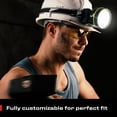 thumbnail image 4 of NoCry Yellow Safety Glasses for Men – ANSI Z87 Rated Shooting Eyewear with Scratch and Fog Resistant Lenses – Blue Light Blocking, 100% UV Protection – Fully Adjustable for a Comfortable Fit, 4 of 8