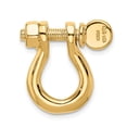 thumbnail image 3 of 14K Yellow Gold Charm Pendant Men'S 21 mm 20 Large Shackle Link, 3 of 4