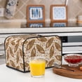 thumbnail image 5 of KLL Corn 5 Print 4 Slice Toaster Dust Covers Kitchen Small Appliance Cover with 2 Pockets,Can hold Jam Spreader Knife & Toaster Tongs (12.4 x 10.6 x 8.2), 5 of 6