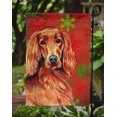 thumbnail image 3 of Carolines Treasures LH9344GF 11 x 15 Po. Drapeau de Noël Irish Setter Flocons de Neige Rouges et Verts - Taille Jardin, 3 of 3