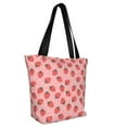 thumbnail image 2 of Fotbe Strawberries Pattern Beach Tote,Shoulder Handbag,Spacious Tote Bag,Lightweight Travel Bag,Versatile Shopping Bag, 2 of 9